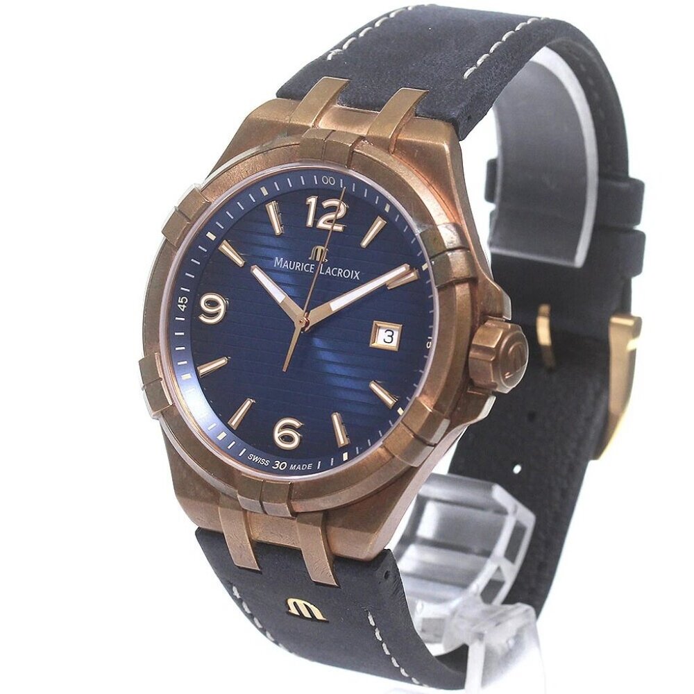 MAURICE LACROIX Icon Bronze Limited to 500 AI1028-BRZ01-420-1 Qz Watch